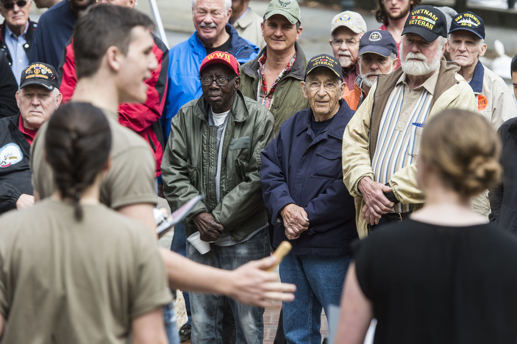 2017-03-31 Monument Terrace Troops Rally